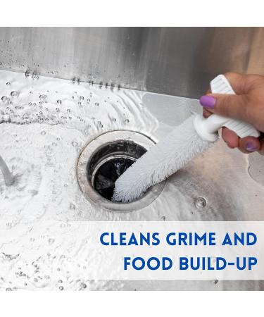 Universal Garbage Disposal Cleaner & Deodorizer | FryOilSaver Co | Made in USA | 12" Sink & Drain Brush for Odor Elimination - Buy Online on GoSupps.com