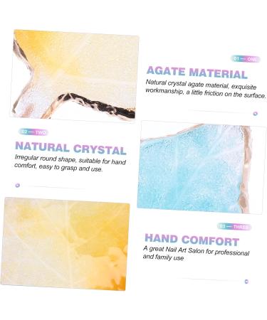CLISPEED Palette de Manucure 3 Pi ces R sine Agate 3 Tailles Plateau M lange Vernis Ongles Nail Art Professionnel F te Usage Polyvalent - Buy Online on GoSupps.com