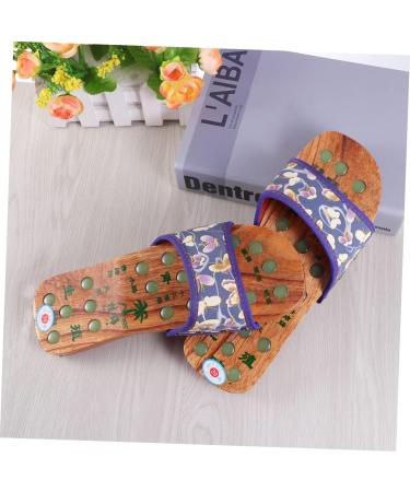 FRCOLOR 2 Pairs of Shoes for Pain Relief Slippers Foot Massager Summer Slippers Women's Slippers Dimensions Summer Slippers for Women Size on Miss Font Wooden Tool - Buy Online on GoSupps.com