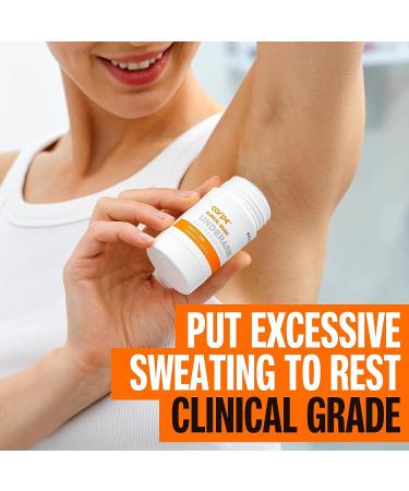 Carpe Clinical Strength Deodorant + Antiperspirant Stick - Combat Excessive Sweating - Mandarin Scent - 1 Count (Pack of 1) - Buy Online on GoSupps.com