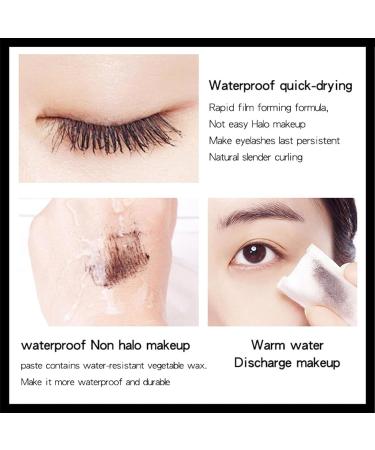 Onlymay Mascara Onlymay Mascara Waterproof Mascara Onlymay Comb Mascara Onlymay Eye Makeup 3D Waterproof Curling Eyelash Iron Mascara Long Lasting Better Waterproof Mascara Non-Clumping (Black) - Buy Online on GoSupps.com