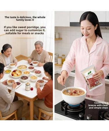 M lange De Bouillie De C r ales M lang es De 75g 30 Paquets De Congee Grains Entiers Nutritifs C r ales De Petit D jeuner Faciles Cuire Petits Sacs Ind pendants - Buy Online on GoSupps.com