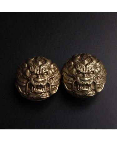 Unbit Ballstretcher - Pure Brass Magnetic Stress Ball for Health & Massage | Baoding Balls for Pressure Relief | International Shipping - Buy Online on GoSupps.com