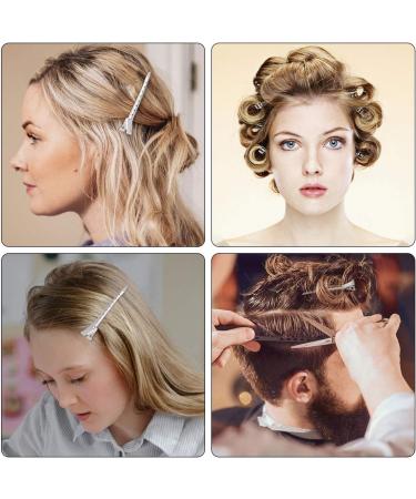 24pcs Duckbill Hair Sectioning Clips with Styling Comb - Metal Hairdressing Curl Clips - Buy Online on GoSupps.com