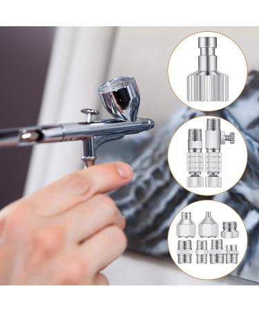 15-Piece Airbrush Quick Release Coupling Adapter Kit for Air Compressor and Hose - Buy Online on GoSupps.com