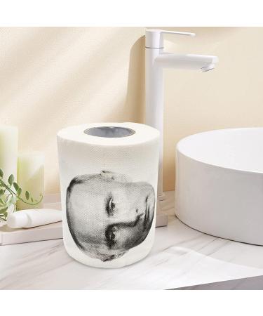 2pcs Toilet Paper Funny Toilet Paper Laugh Out Loud Joke with Image Printed On Every Sheet Hilarious White Elephant Idea - Buy Online on GoSupps.com