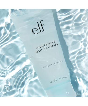 E.l.f. Bounce Back Jelly Cleanser | Gentle Non-Foaming Formula | Removes Makeup & Conditions Skin | 3.38 Fl Oz - Buy Online on GoSupps.com