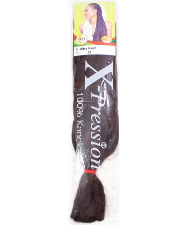 X-PRESSION (Xpression) Ultra Hair Braid (Braiding) Extension Choice of Colours (33 Dark Auburn) - Buy Online on GoSupps.com