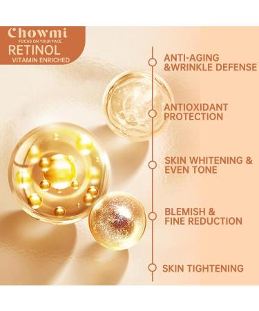Retinol Anti-Wrinkle Facial Serum Concentrate - Improve Elasticity Tone & Minimize Fine Lines - Age-Defying Formula for Youthful Skin - Buy Online on GoSupps.com