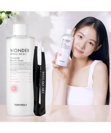 Wonder Ceramide Mochi Toner for Deep Hydration & Radiant Skin | Lightweight & Fast-Absorbing Toner with Soothing Ceramides | Includes Eyebrow Tweezers - Shop Now - Buy Online on GoSupps.com