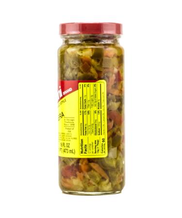 Marconi Mild Giardiniera 16oz (Pack of 2) - Delicious Italian Pickled Vegetables - Buy Online on GoSupps.com