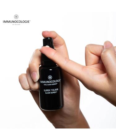 IMMUNOCOLOGIE Super 7 Elixir Face Serum - Anti-Aging Facial Serum with a Proprietary Blend of Antioxidants Elastin and Collagen Addressing The Seven Major Signs of Aging - 1 fl oz/30 ml - Buy Online on GoSupps.com