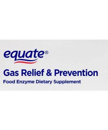 Equate Gas Relief & Prevention Enzyme Supplement 100ct - Compare to Beano | Pack of 1 - Buy Online on GoSupps.com