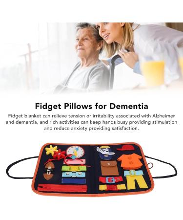 THJOPOKEEL Fidget Blanket Dementia Activities for Seniors Calming Sensory. Alzheimers Activities Dementia Fidget Apron Soothing Sensory Sensory Blanket for Elderly People Dementia Autism - Buy Online on GoSupps.com