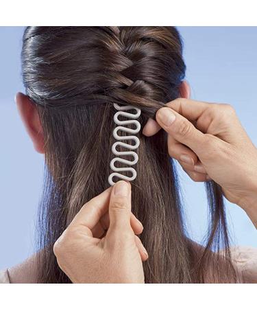 SRTYZ 9PCS Hair Styling Clips - French Braid Tool for Women's Hair - Black/White/Gray - Perfect for Easy Hairstyles & International Shipping - Buy Online on GoSupps.com