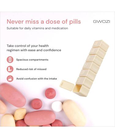 Large 7-Day Pill Organizer | Travel-Friendly Weekly Medication & Vitamin Case - Buy Online on GoSupps.com