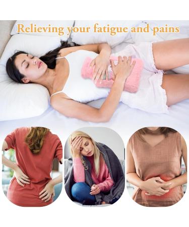 Unicorn Plush Hot Water Bottle - Removable Washable Cover, 1L Natural Rubber, Pink - Ideal for Neck, Waist, Back, Legs, Shoulders - Winter Warmth - Buy Online on GoSupps.com