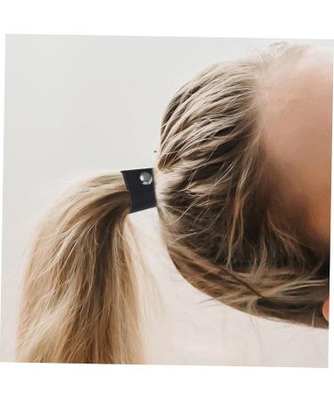 Ipetboom Hair Ring Girl Hair Clips Hair Strips Personalized Hair Ties Hair Accessories Hair Holders Stretch Hair Ties Braid Holder Hair Band Women Headdress Leather Ponytail Miss Cuff - Buy Online on GoSupps.com