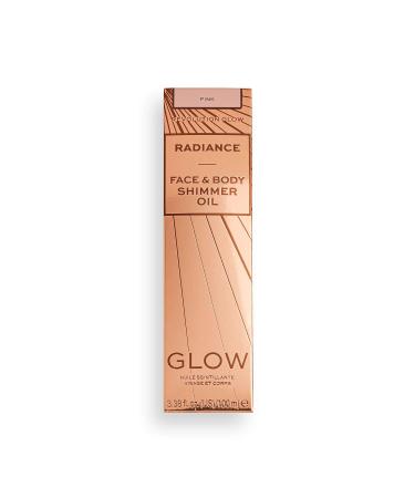 Makeup Revolution Radiance Shimmer Oil Highlighter - Pink 100ml | International Shipping Available - Buy Online on GoSupps.com
