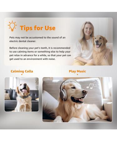 Effective Sonic Electric Plaque Tartar Remover for Dogs & Cats - Rechargeable Tooth Cleaning Kit - Buy Online on GoSupps.com