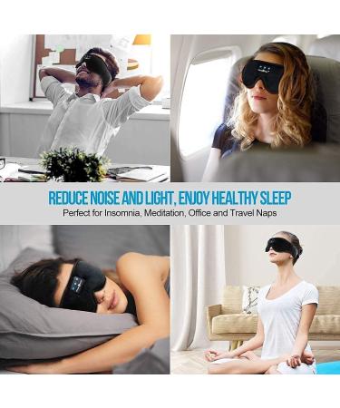 Musicozy Sleep Headphones 3D Bluetooth Headband - Pack of 2 | Wireless Sleeping Eye Mask Earbuds for Side Sleepers, Air Travel & Meditation | Ultra Soft Speakers, Washable Design - Buy Online on GoSupps.com