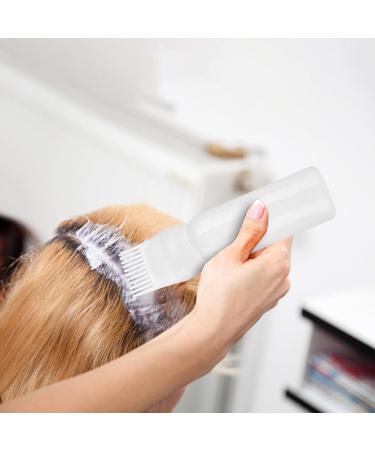 Hair Oil Applicator Hair Dye Brush Bottle Portable Root Comb Applicator Bottle with Graduated Scale Hair Dye Bottle Hair Oil Applicator Bottle Bottle Applicator Brush Dyeing Shampoo Flasc White - Buy Online on GoSupps.com