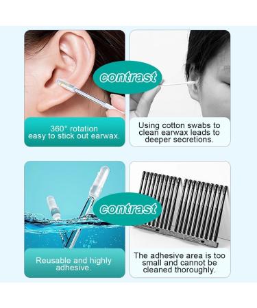 Adhesive Earwax Removal Tool 48pcs Cleaning Tools KitChildren and Adults Adhesive Ear Digging Stick for Safety Ear Scoop with Dust Cover Packaging Adhesive Ear Wax Removal Stick - Buy Online on GoSupps.com