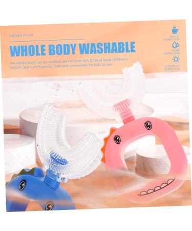 Minkissy 8-Piece Children's Toothbrush Set | 360 U-Shaped Tooth Cleaning Tool | Manual Accessories for Kids - Buy Online on GoSupps.com
