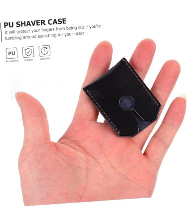 Minkissy Double Razor Holster - Travel Case for Barber Razors & Blades | Optimized PU Razor Cover - Buy Online on GoSupps.com