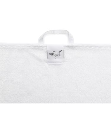 Curly Girl Microfiber Towel & Root Lifter Double Prongs White | Ideal for Healthy Curls | International Shipping - Buy Online on GoSupps.com