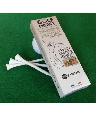 Golf Energy Mulligan Bar Protein 24% Chocolate Peanut Flavor (quantity 6)