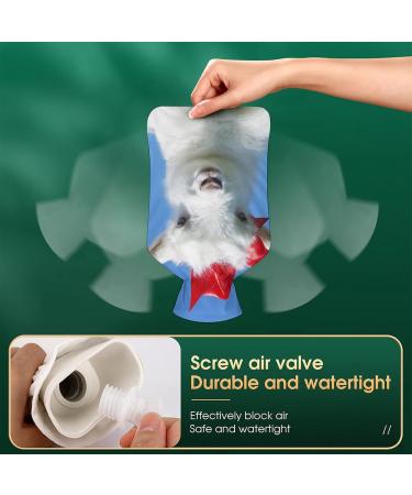 Cute Sheep Hot Water Bottle with Plush Cover | Hand Warmer for Adults & Children | 26.5x15.3cm - International Shipping Available - Buy Online on GoSupps.com