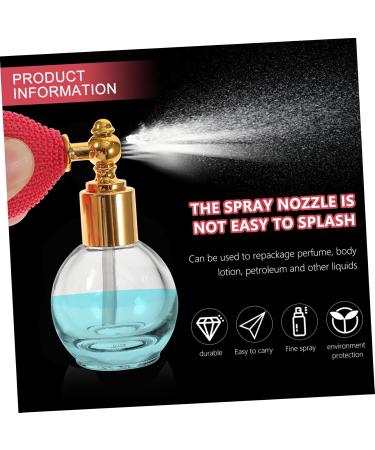 WOFASHPURET Empty Bottle Travel Filling Dispenser Glass - Buy Online on GoSupps.com