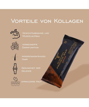 Buy Collagen Protein Bars - Lactose-Free Low Sugar Energy & Fitness Bar - 12x52g - High Protein Ox Collagen Mix - Buy Online on GoSupps.com