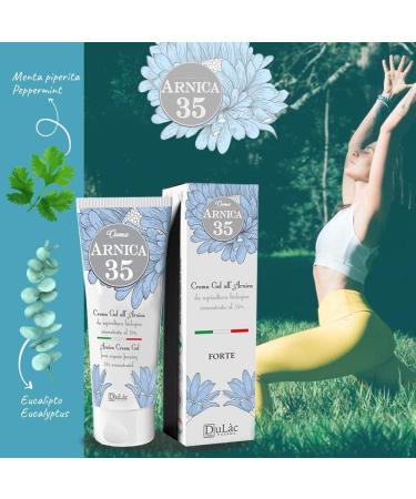 Dulc Natural Arnica Gel Cream Extra Strong 2.53 Fl Oz - Organic Arnica Montana Extracts for Joint & Muscle Relief - Made in Italy - Buy Online on GoSupps.com