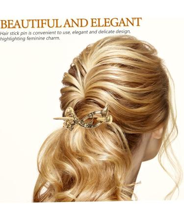 minkissy Hair Barrettes Hair Accessories Hair Clips Circle Hair Clip Vintage Hair Cuffs Chinese Hair Sticks Cage Clips Hair Pin with Stick Hairpin Headgear Bun Metal China Alloy - Buy Online on GoSupps.com