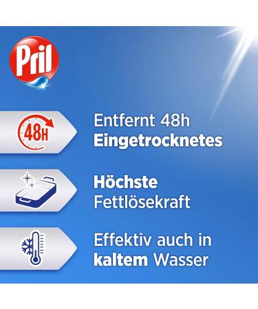 Buy Pril Strength Gel Lemon 6x450ml - Powerful Hand Dishwashing Detergent for Clean Dishes in Cold Water - Fresh Lemon Scent - Buy Online on GoSupps.com