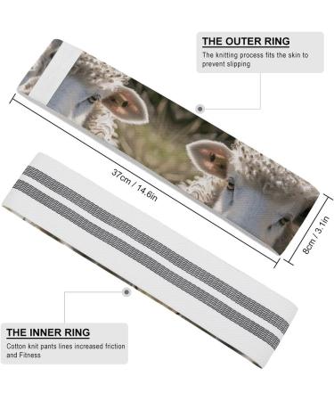 High-Quality Resistance Bands - Elastic Leg Bands with Sheep Print for Ultimate Fitness | International Shipping Available - Buy Online on GoSupps.com