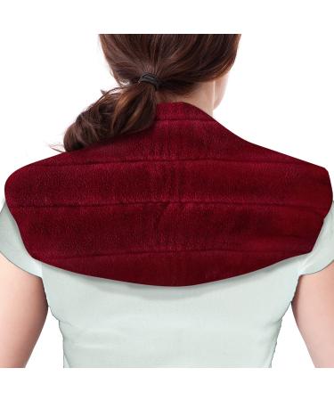 Heating Pad for Neck and Shoulders Microwavable Moist Heat Aromatherapy Wrap Hot Compress for Arthritis, Muscle Pain, Anxiety and Stress Relief with Natural Lavender Scent by TheraCool - Buy Online on GoSupps.com