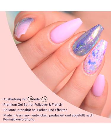 Very Peri Gel Set - Color of the Year Collection | International Shipping | 15ml Made in Germany Gel Nails - Buy Online on GoSupps.com