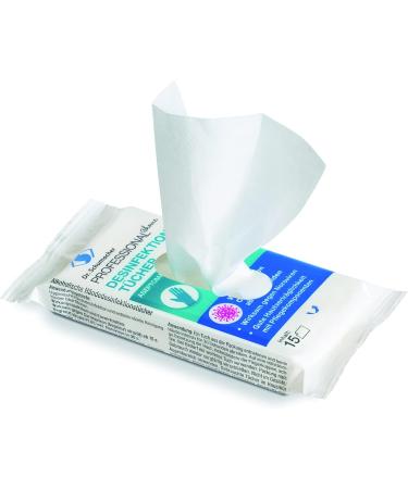 Dr. Schumacher PROFESSIONAL home Disinfectant Wipes Aseptoman Med - 15 Wipes for Home & International Use | Effective Germ Protection - Buy Online on GoSupps.com