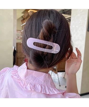 6 Pcs Large Frosty Hair Claw Clips - Stylish Hair Accessories for Girls and Women - Buy Online on GoSupps.com