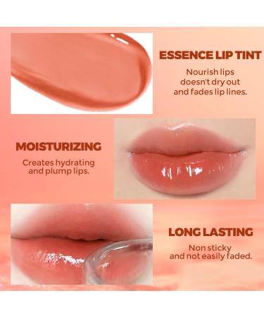 FOCALLURE Glasting Water Lip Tint - Non-Sticky Long Lasting Liquid Lipstick | 16 Vivid Colors & Glossy Finish for Daily Use | High Shine Lipgloss PK02 - Shop Internationally - Buy Online on GoSupps.com
