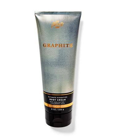Bath and Body Graphite Ultimate Hydration Body Cream For Men | 8 Oz