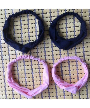 QandSweet Stretchy Headbands 8 Pack for Women, Teens & Little Girls - Fashionable Cross Hairbands for Shampoo & Sports (8 Colors, Girl Head 40-52CM) - Buy Online on GoSupps.com