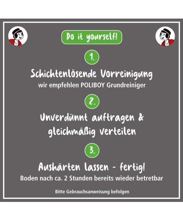 Poliboy Parquet Renovator Seidenmatt 500ml - Floor Cleaner for Wooden & Cork Floors | Made in Germany - Ideal for Stressed Floors - Buy Online on GoSupps.com