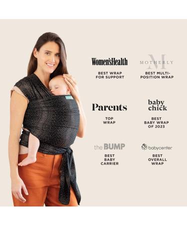 MOBY Fleck Classic Baby Wrap Carrier | 100% Cotton | One Size Fits All | Breathable & Stretchy | For Newborn to Toddler (up to 33lbs) | Unisex - Buy Online on GoSupps.com