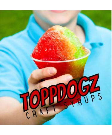 TOPPDOGZ Slush Syrup 3 x 500ml Orange Grape & Mango Home Slushie Syrup - Buy Online on GoSupps.com