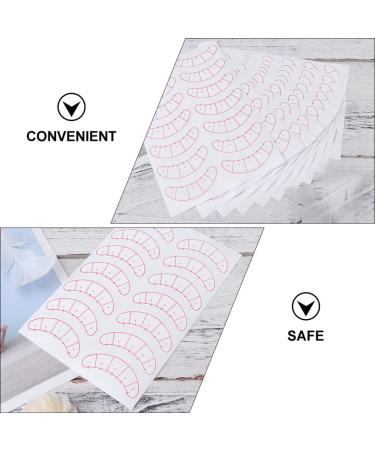 FRCOLOR 90 Sheets Eyelash Positioning Stickers & Under Eye Gel Pads for Lash Extensions - 17x13cm - 3 Pack - Buy Online on GoSupps.com