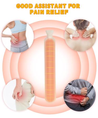 2L Rubber Long Hot Water Bottle with Plush Cover 73cm Wearable Extra Long Bag for Pain Relief - Buy Online on GoSupps.com